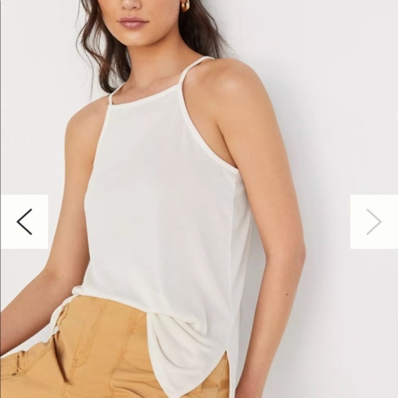 Anthropologie Eri + Ali Sheer Open Back Pullover Tank - Picture 3 of 4